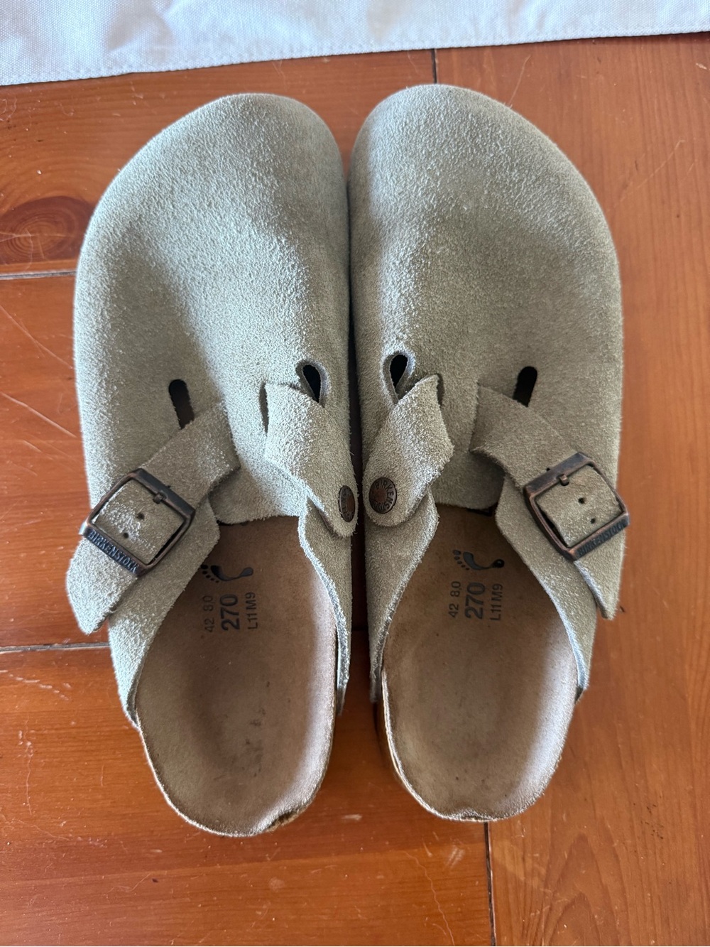Birkenstock Boston Suede Clogs
